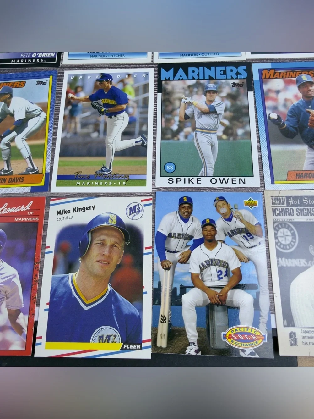 Seattle Mariners Card Lot of 24 Ichiro Reynolds Davis +